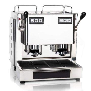 Spinel Mini Mini Inox XL - 2 Gruppen Dosiert - Kaffeemaschine für Pads E.S.E