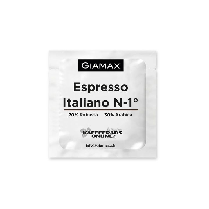 GiaMax Caffè Espresso Italiano N-1° (100 Pads)