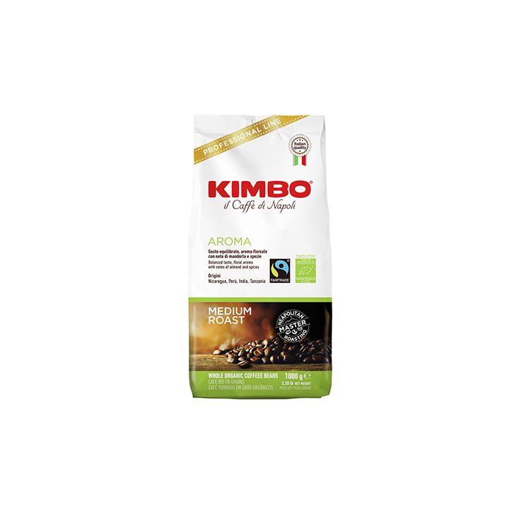 Kimbo Kaffeebohnen Aroma Bio & Fairtrade