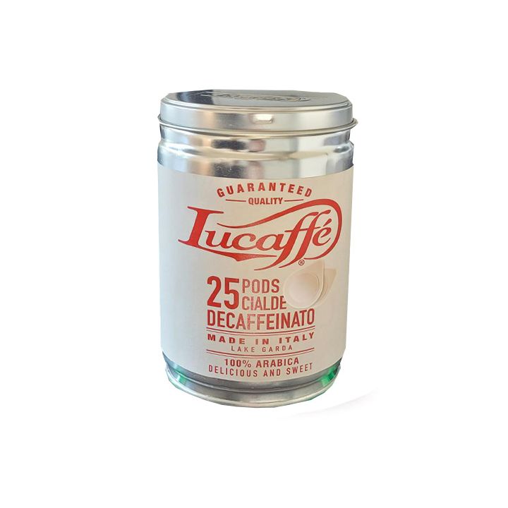Lucaffé Kaffeepads Koffeinfrei (25 Pads in Aludose)