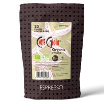 Caffè Gioia Kaffeepads Bio Strong 20 E.S.E Pads im Beutel
