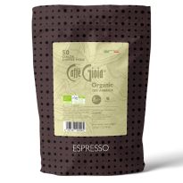 Caffè Gioia Kaffeepads 100% Arabica Bio 50 E.S.E Pads im Beutel