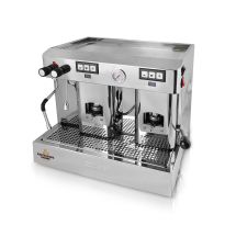 La Piccola Cecilia Inox Automat 2 Gruppen - Kaffeemaschine für Pads E.S.E