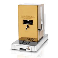 La Piccola Gold Dosiert - mit Glastank Kaffeemaschine für Pads E.S.E